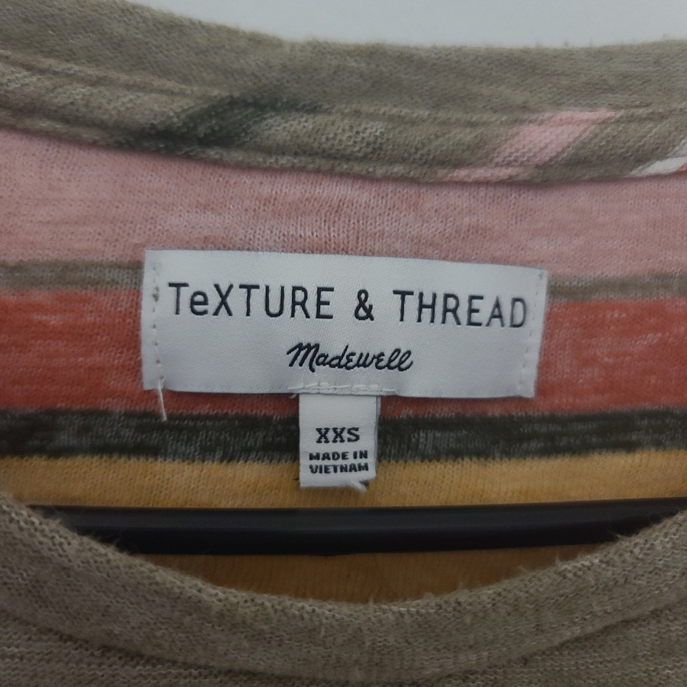Madewell Texture & Thread Modern Tie Front Top - Picture 5 of 6